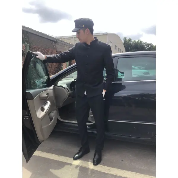 BD-MO-116 Custom-made driver uniforms Model display Tailor-made stand-up collar uniforms Lightweight and wrinkle-resistant Driver uniform shop