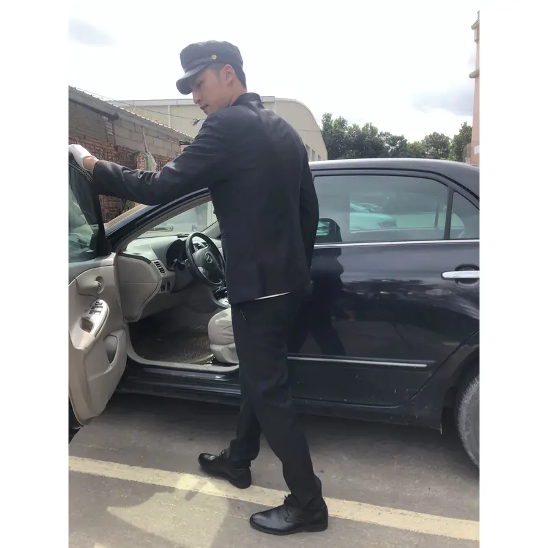 BD-MO-116 Custom-made driver uniforms Model display Tailor-made stand-up collar uniforms Lightweight and wrinkle-resistant Driver uniform shop