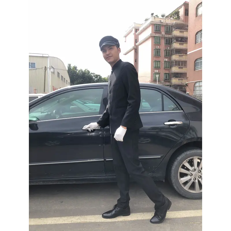 BD-MO-116 Custom-made driver uniforms Model display Tailor-made stand-up collar uniforms Lightweight and wrinkle-resistant Driver uniform shop