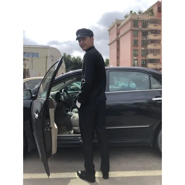 BD-MO-116 Custom-made driver uniforms Model display Tailor-made stand-up collar uniforms Lightweight and wrinkle-resistant Driver uniform shop