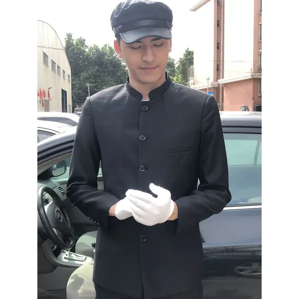 BD-MO-116 Custom-made driver uniforms Model display Tailor-made stand-up collar uniforms Lightweight and wrinkle-resistant Driver uniform shop