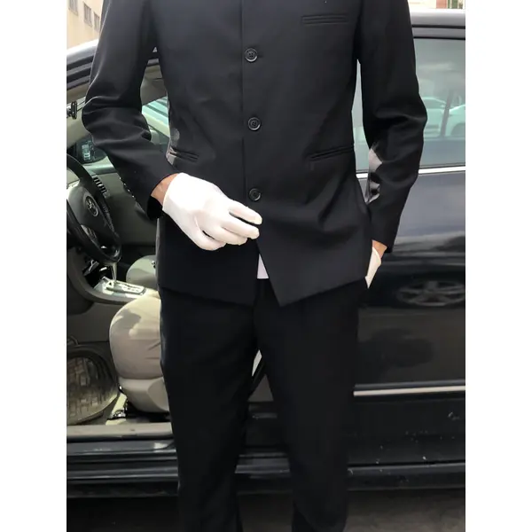 BD-MO-116 Custom-made driver uniforms Model display Tailor-made stand-up collar uniforms Lightweight and wrinkle-resistant Driver uniform shop