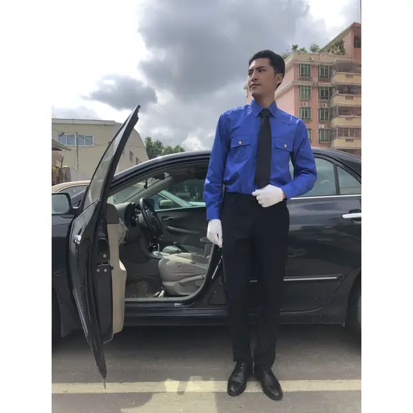 BD-MO-117 Order driver uniforms online, model display, design shirt uniforms, light and soft, driver uniforms franchise