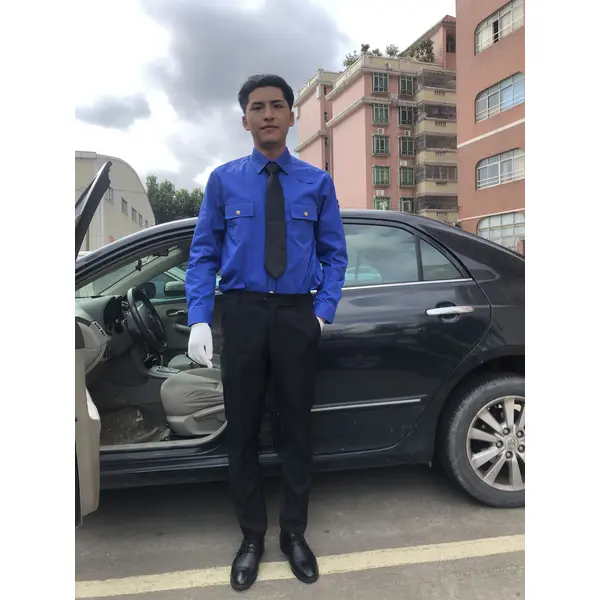 BD-MO-117 Order driver uniforms online, model display, design shirt uniforms, light and soft, driver uniforms franchise