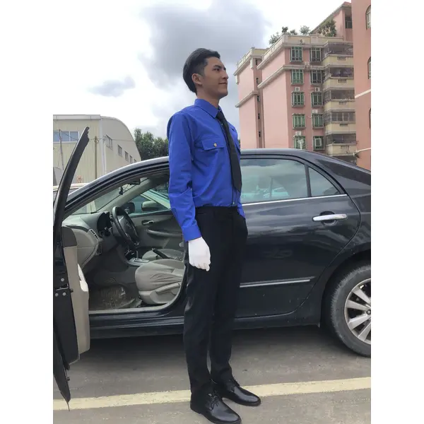 BD-MO-117 Order driver uniforms online, model display, design shirt uniforms, light and soft, driver uniforms franchise