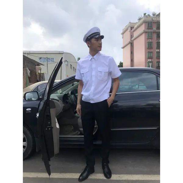 BD-MO-119 Order driver uniforms in this edition Model display Customized short-sleeved uniforms Lapel light shirts Driver uniforms shop