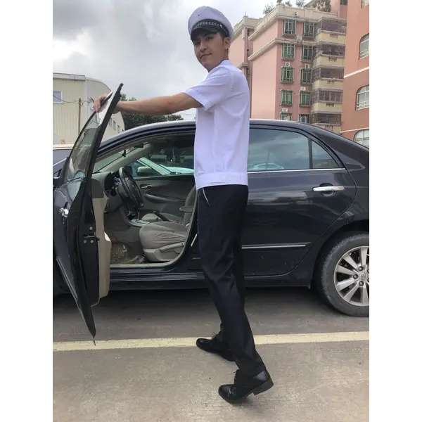 BD-MO-119 Order driver uniforms in this edition Model display Customized short-sleeved uniforms Lapel light shirts Driver uniforms shop