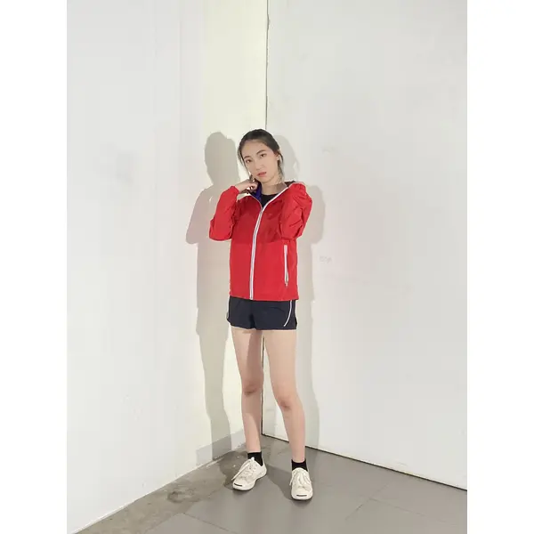 BD-MO-024 Custom-made breathable windbreaker, real people try it on, design comfortable zipper jacket windbreaker jacket supplier