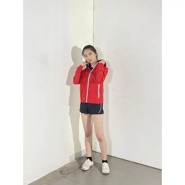 BD-MO-024 Custom-made breathable windbreaker, real people try it on, design comfortable zipper jacket windbreaker jacket supplier