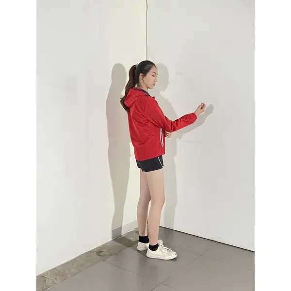 BD-MO-024 Custom-made breathable windbreaker, real people try it on, design comfortable zipper jacket windbreaker jacket supplier