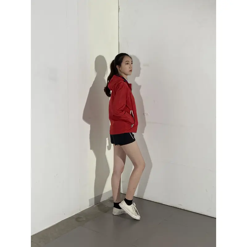 BD-MO-024 Custom-made breathable windbreaker, real people try it on, design comfortable zipper jacket windbreaker jacket supplier