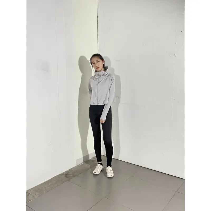 BD-MO-027 Design personality short windbreaker model try on custom light soft jacket windbreaker jacket supplier