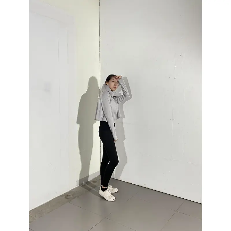 BD-MO-027 Design personality short windbreaker model try on custom light soft jacket windbreaker jacket supplier