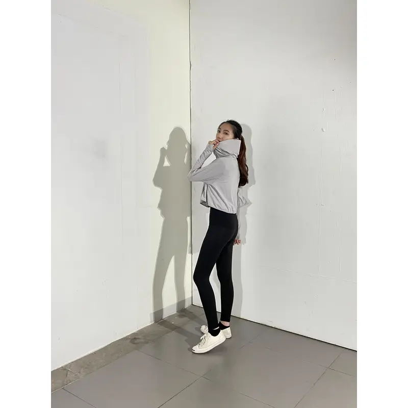 BD-MO-027 Design personality short windbreaker model try on custom light soft jacket windbreaker jacket supplier