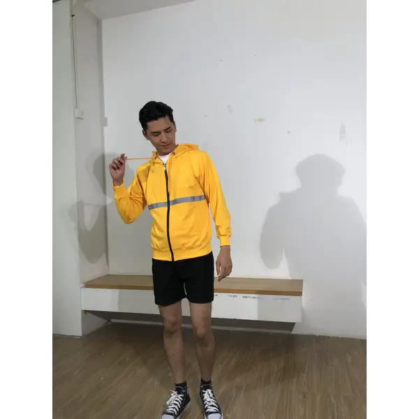 BD-MO-125 Order online hooded knitted jackets Model display Bright design and color matching dynamic vitality Hooded knitted sweater specialty store