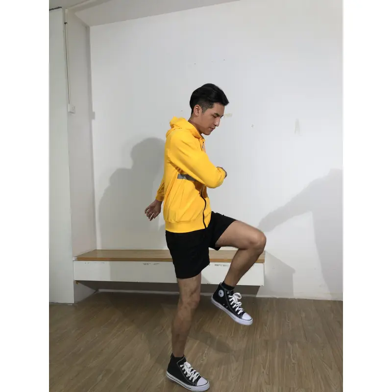 BD-MO-125 Order online hooded knitted jackets Model display Bright design and color matching dynamic vitality Hooded knitted sweater specialty store