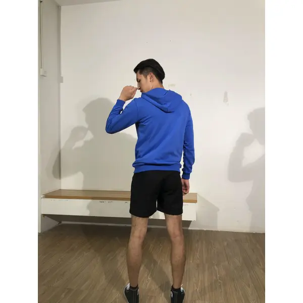 BD-MO-126 Custom-made hooded knitted jacket, model try-on effect, pure color knitted sweater, soft and comfortable, hooded knitted jacket supplier