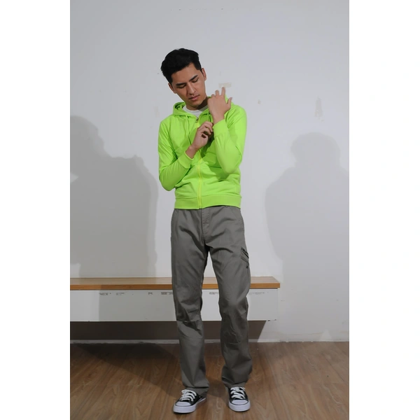 BD-MO-128 Custom-made knitted jacket with hood, real-life try-on effect, bright color matching, zipper jacket with hood, special store for knitted jacket with hood