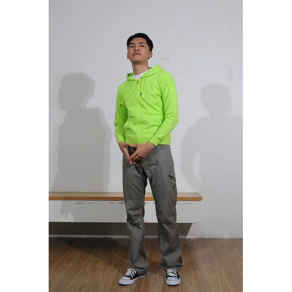 BD-MO-128 Custom-made knitted jacket with hood, real-life try-on effect, bright color matching, zipper jacket with hood, special store for knitted jacket with hood