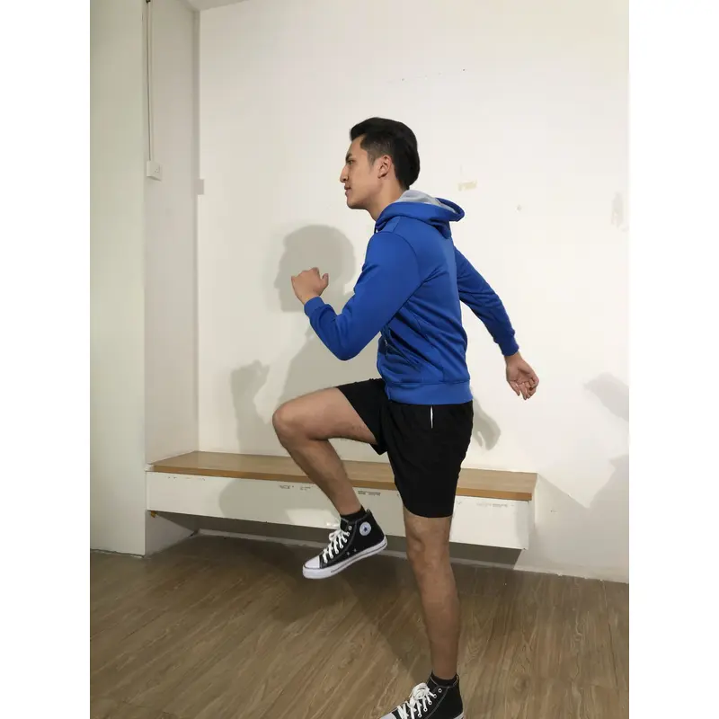 BD-MO-132 Order online hooded knitted jackets Model display Custom-made solid color hooded knitted sweaters Hooded knitted jackets specialty store