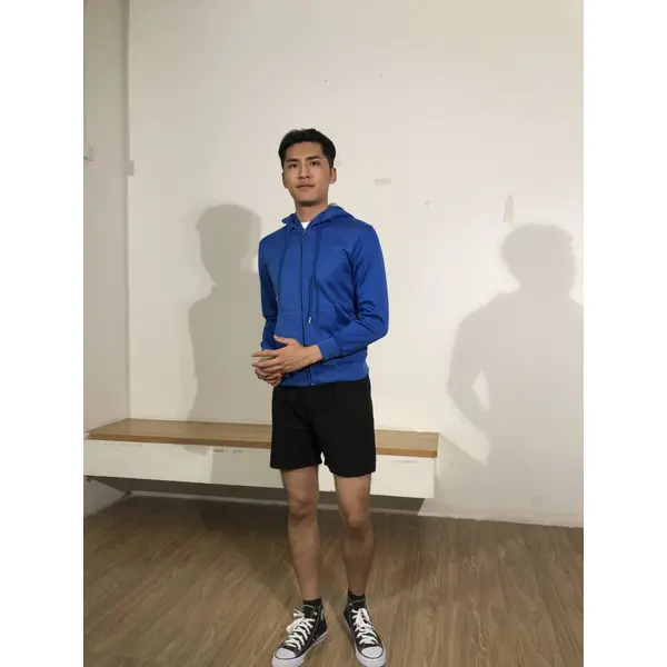 BD-MO-132 Order online hooded knitted jackets Model display Custom-made solid color hooded knitted sweaters Hooded knitted jackets specialty store