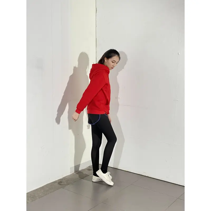 BD-MO-135 Designed hooded knitted jacket, model display, customized solid color casual sweater, hooded knitted sweater manufacturer