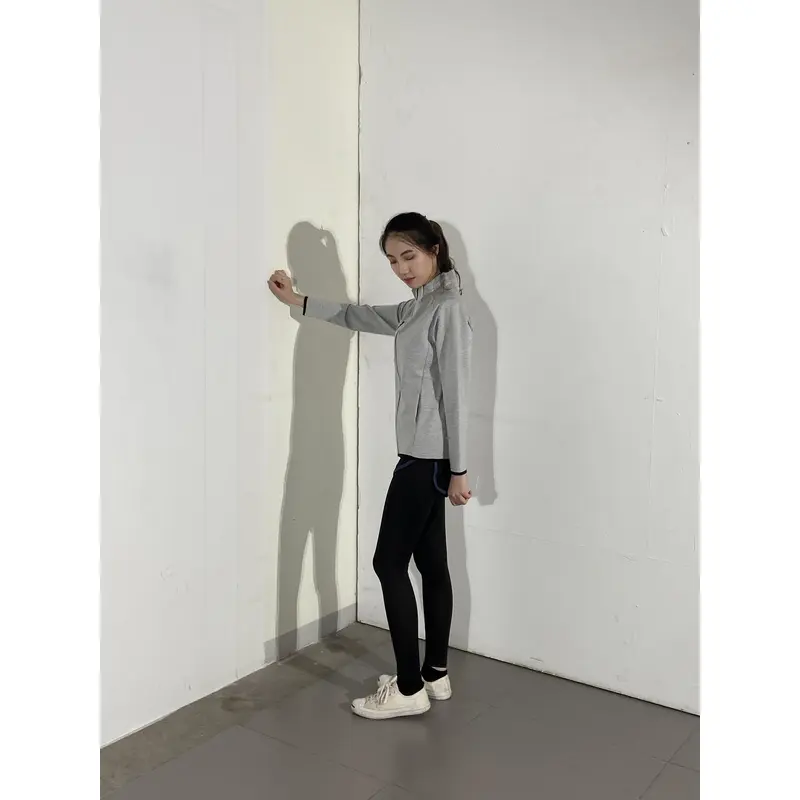 BD-MO-136 Order Knitted Jacket Online Model Display Black Sleeve Grey Casual Jacket Knitted Jacket Manufacturer