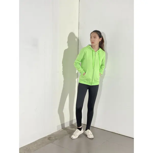 BD-MO-139 Customized knitted uniform with hood, model display, bright color matching, casual and comfortable, knitted uniform with hood supplier