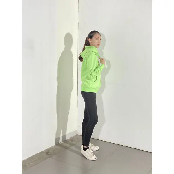 BD-MO-139 Customized knitted uniform with hood, model display, bright color matching, casual and comfortable, knitted uniform with hood supplier