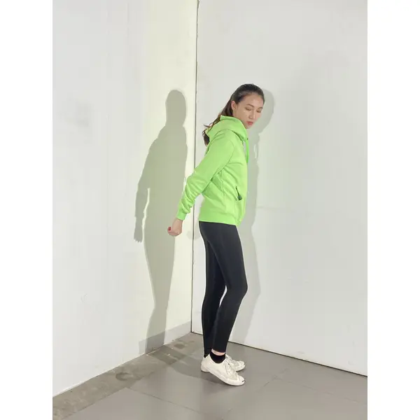 BD-MO-139 Customized knitted uniform with hood, model display, bright color matching, casual and comfortable, knitted uniform with hood supplier