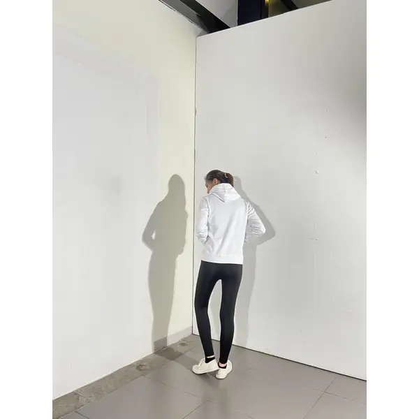 BD-MO-141 Custom-made knitted sweater with hood, model display, pure white sweater, soft and comfortable, special store for knitted sweater with hood