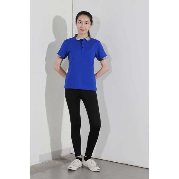 bd-mo-005 camisas polo personalizadas de mangas curtas fornecem camisas polo azuis e pretas, pretas e brancas com bordas cinzas reality show que pessoas reais experimentam no centro da camisa polo 