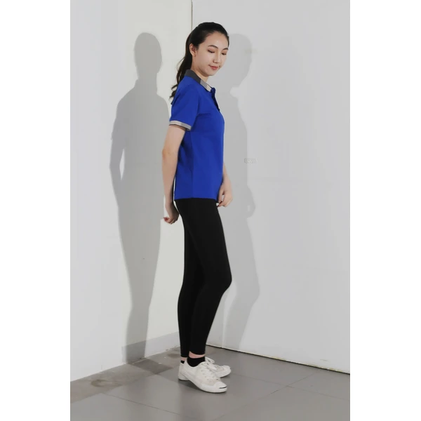 bd-mo-005 camisas polo personalizadas de mangas curtas fornecem camisas polo azuis e pretas, pretas e brancas com bordas cinzas reality show que pessoas reais experimentam no centro da camisa polo 