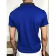 bd-mo-006 camisas polo masculinas de mangas curtas feitas sob medida fornecem camisas polo em cores básicas, preto e branco de aro cinza, modelos de exibição de realidade experimentam camisas polo no centro 