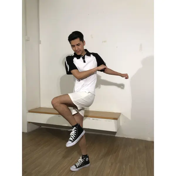 bd-mo-007 定制男士短袖polo衫供應黑白配色白色條紋polo衫現場秀現場試穿polo衫中心 