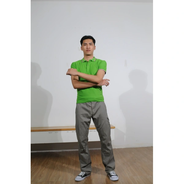 bd-mo-011 定制男士短袖 polo 衫，設計綠色和彩色側 polo 衫，現場表演 polo 衫製造商 