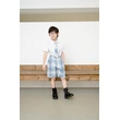 BD-MO-148 Custom-made JK style blue and white short-sleeved school uniform suit, waist elastic design, comfortable and convenient, real person try on model demonstration
