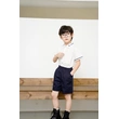 BD-MO-150 Design elastic waistband Custom-made summer short-sleeved British style school uniforms Real people try on model demonstration School uniform manufacturing factory