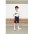 BD-MO-155 Custom-made round neck T-shirt set school uniform Design pure cotton school uniform set Fashionable and comfortable Real people try on model demonstration