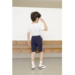 BD-MO-155 Custom-made round neck T-shirt set school uniform Design pure cotton school uniform set Fashionable and comfortable Real people try on model demonstration