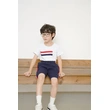 BD-MO-155 Custom-made round neck T-shirt set school uniform Design pure cotton school uniform set Fashionable and comfortable Real people try on model demonstration