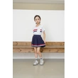 BD-MO-156 Design round neck school uniforms, custom-made pleated skirts, school uniforms skirts, elastic waistband design, comfortable, pleated skirts, anti-glare design