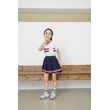 BD-MO-156 Design round neck school uniforms, custom-made pleated skirts, school uniforms skirts, elastic waistband design, comfortable, pleated skirts, anti-glare design
