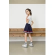 BD-MO-156 Design round neck school uniforms, custom-made pleated skirts, school uniforms skirts, elastic waistband design, comfortable, pleated skirts, anti-glare design