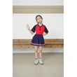 BD-MO-157 Custom-made sports style Polo shirt suit school uniform Design contrast color Polo shirt Fashion pleated skirt anti-glare design