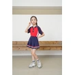 BD-MO-157 Custom-made sports style Polo shirt suit school uniform Design contrast color Polo shirt Fashion pleated skirt anti-glare design