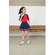 BD-MO-157 Custom-made sports style Polo shirt suit school uniform Design contrast color Polo shirt Fashion pleated skirt anti-glare design