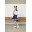 BD-MO-158 Design lapel shirt school uniform suit Custom-made pleated skirt suit school uniform Real person try on model demonstration