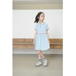 BD-MO-159 Custom-made pure cotton British style one-piece dress Design Polo one-piece dress School uniform design company Real people try on model demonstration