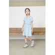 BD-MO-159 Custom-made pure cotton British style one-piece dress Design Polo one-piece dress School uniform design company Real people try on model demonstration